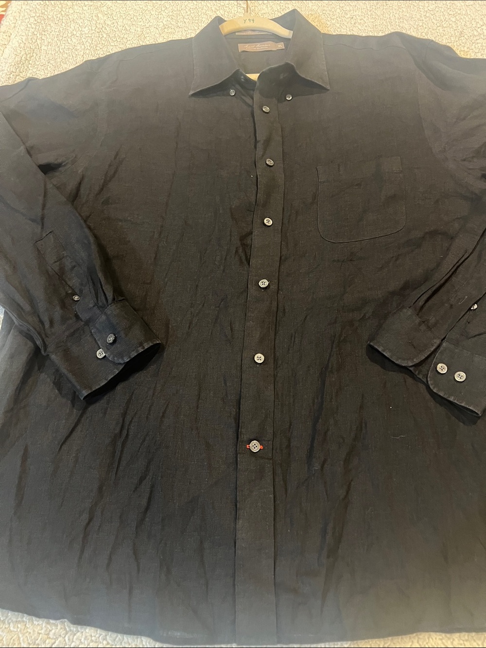 Daniel Cremieux Black Casual Button-Down Shirt